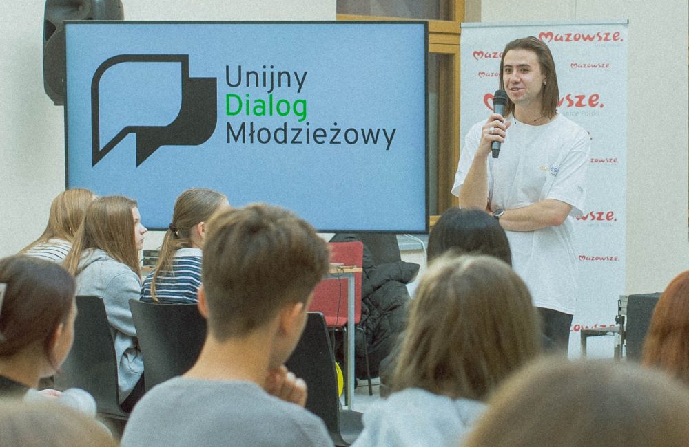 Szymon Bukowski / Ambasador Unijnego Dialogu Młodzieżowego